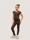 Olivia Short Sleeve Open Back Top