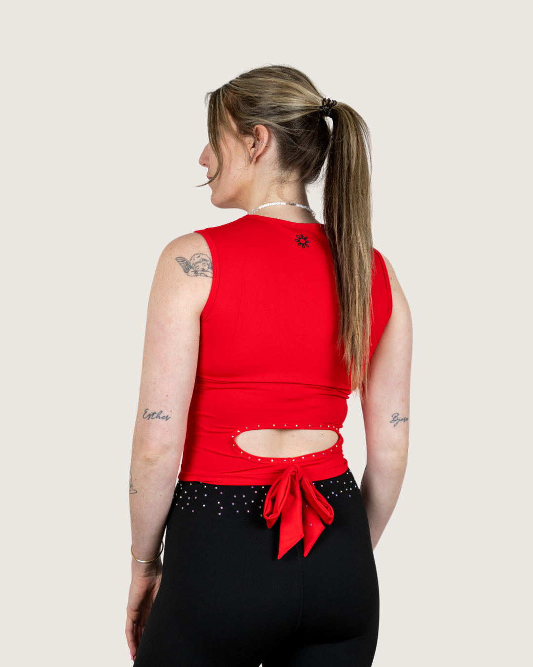 Loena Bow Crop Top
