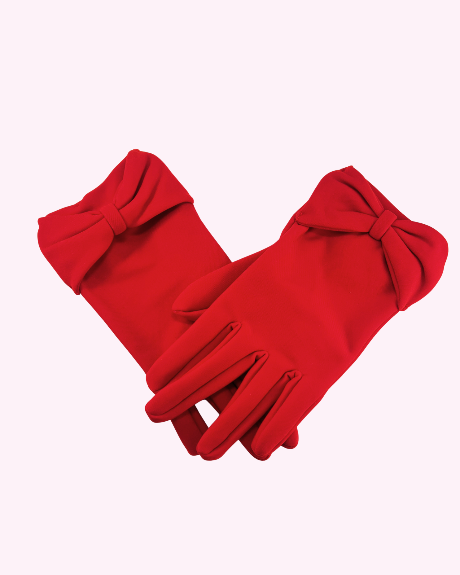 Bow Fleece Gloves