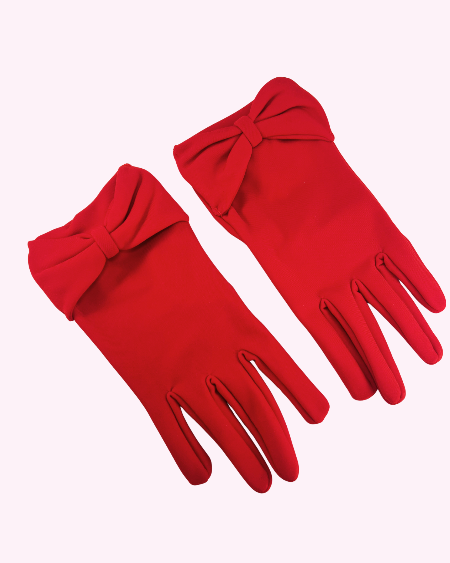 Bow Fleece Gloves