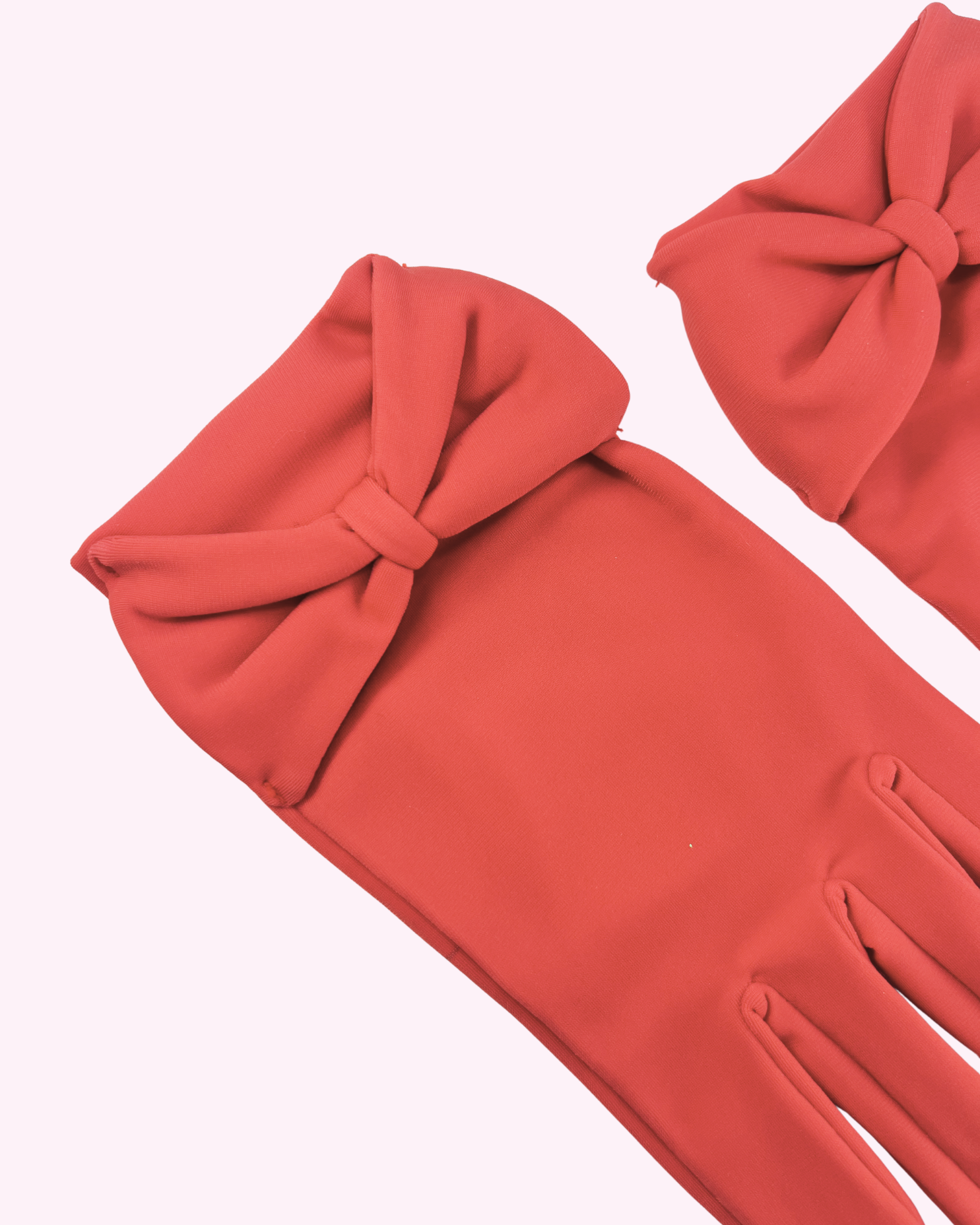 Bow Fleece Gloves