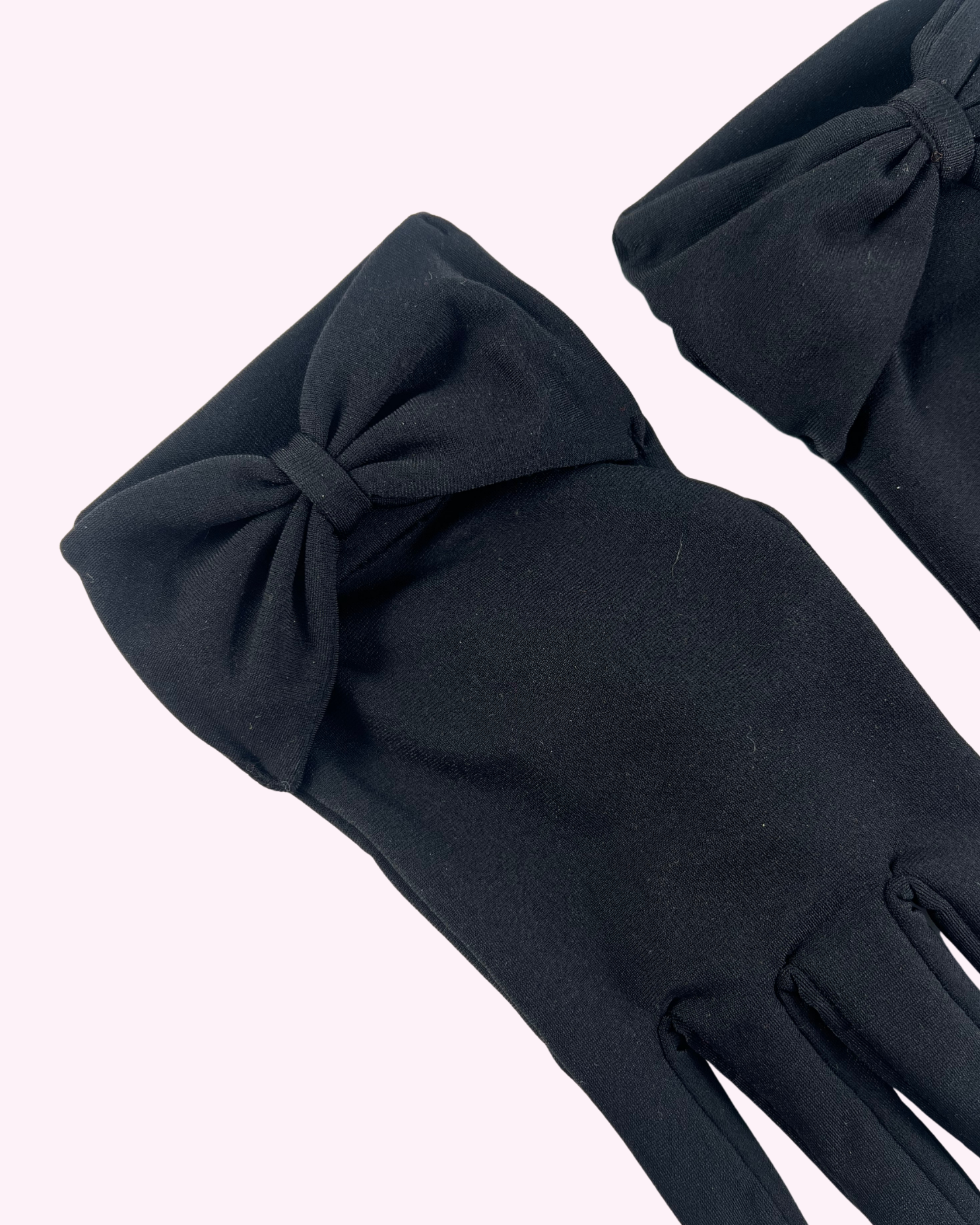 Bow Fleece Gloves