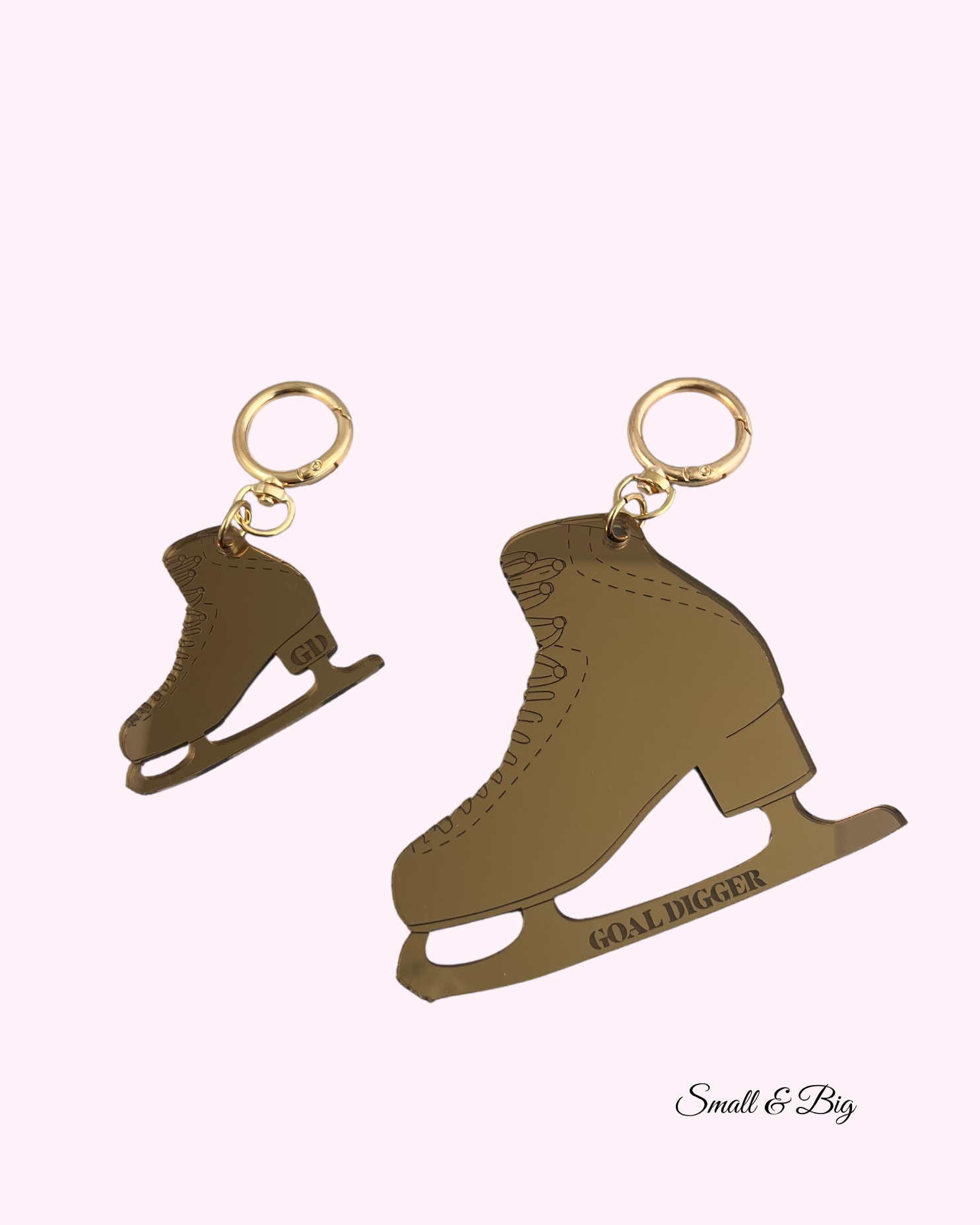 Small Figure Skating Keychain