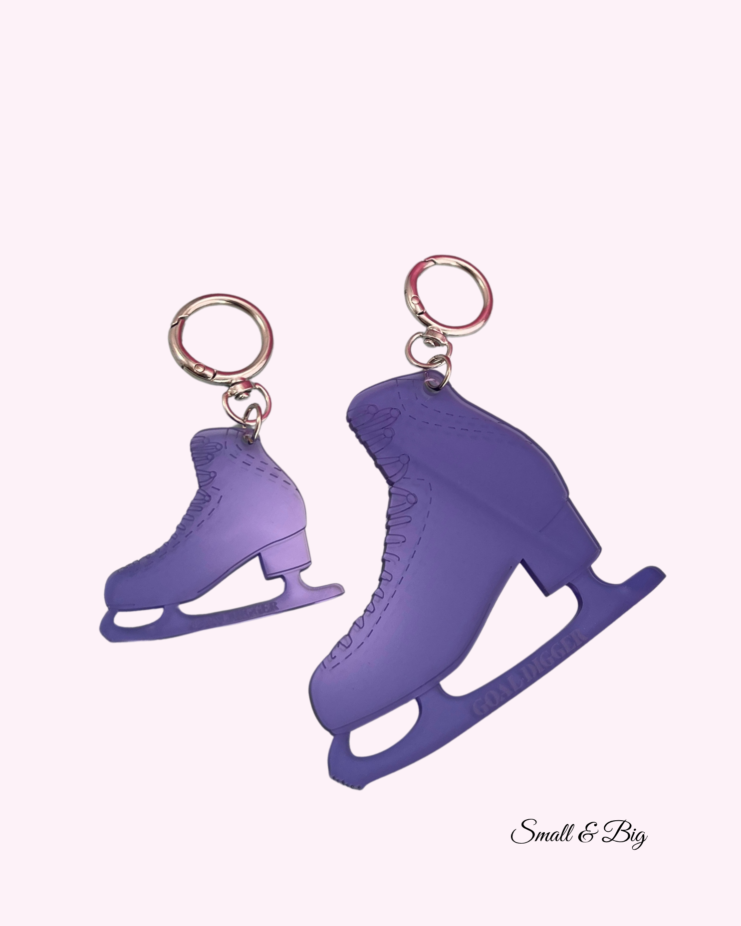 Small Figure Skating Keychain