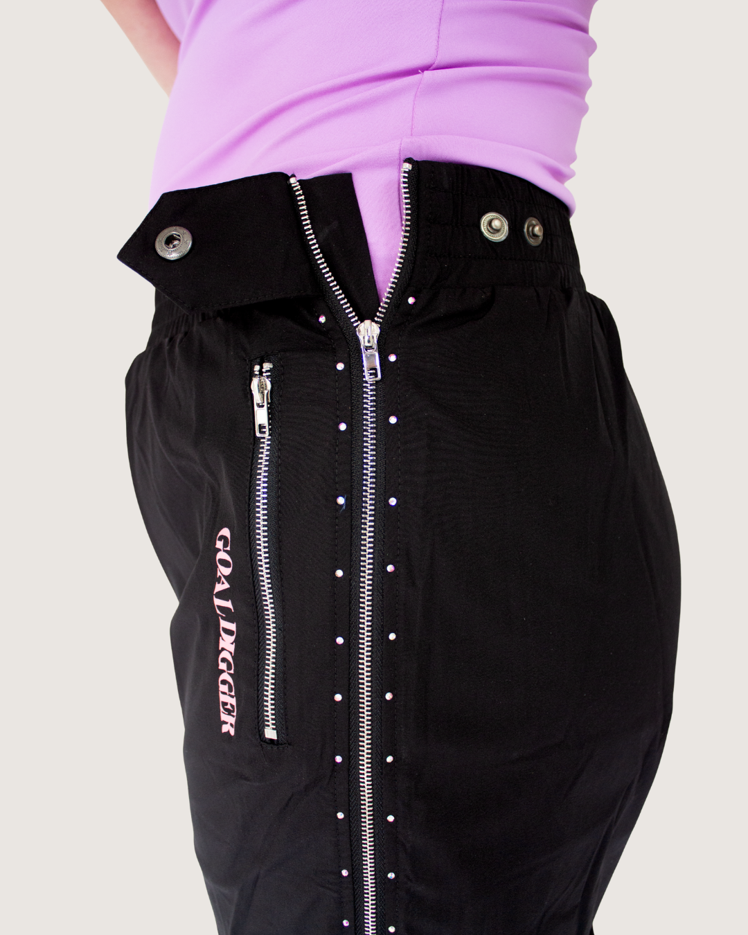 Kamila Double-Zip Pants