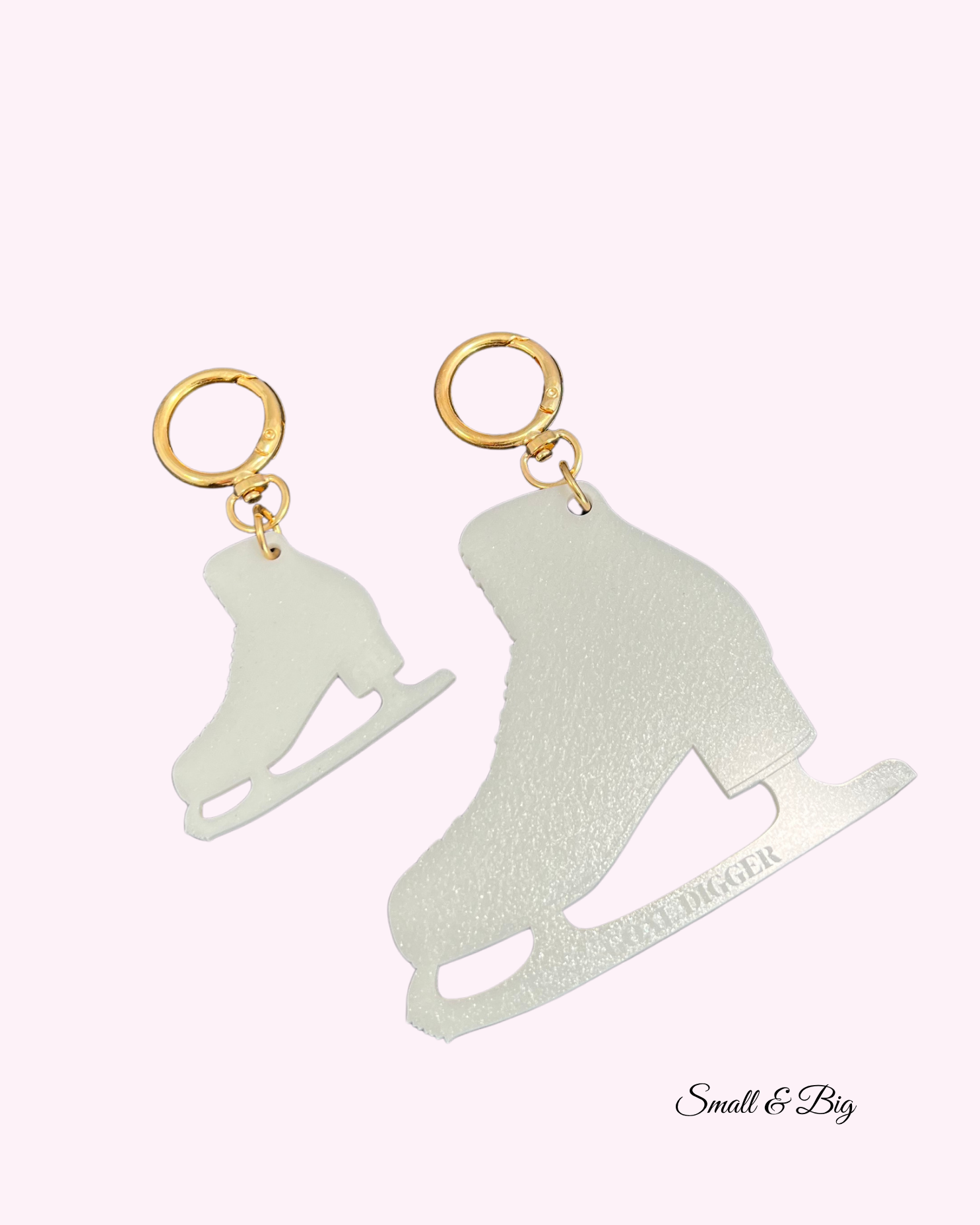 Small Figure Skating Keychain