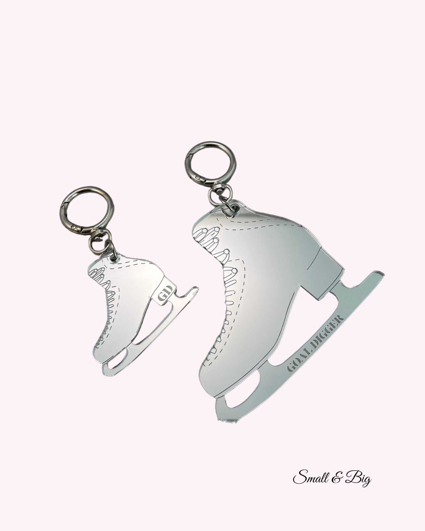 Small Figure Skating Keychain