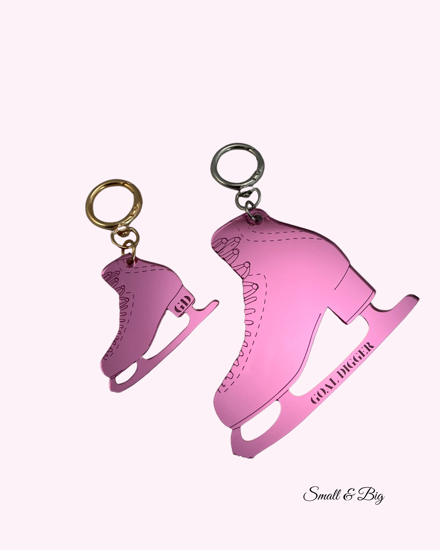 Small Figure Skating Keychain