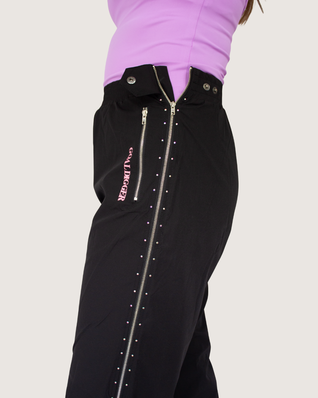 Kamila Double-Zip Pants