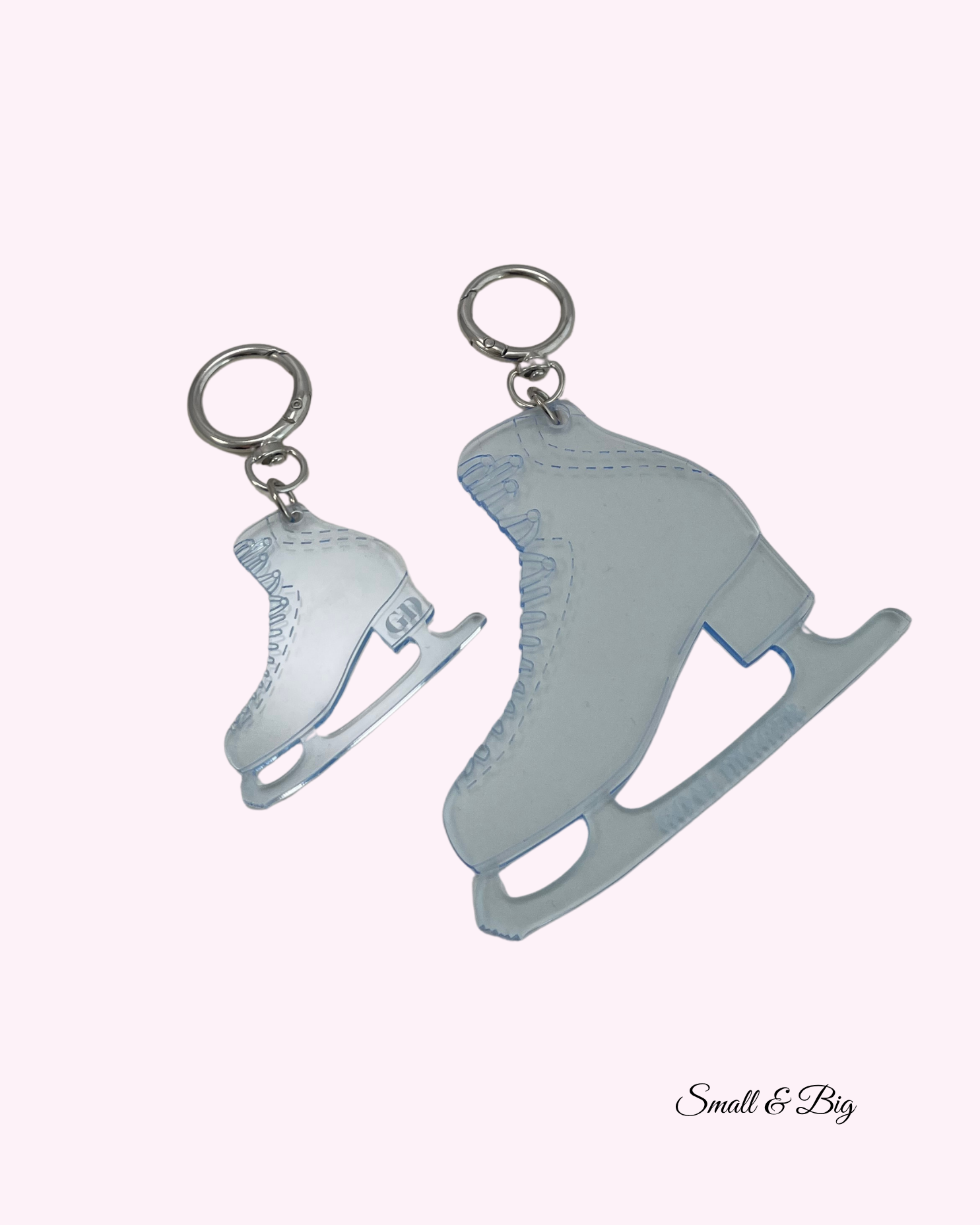 Small Figure Skating Keychain