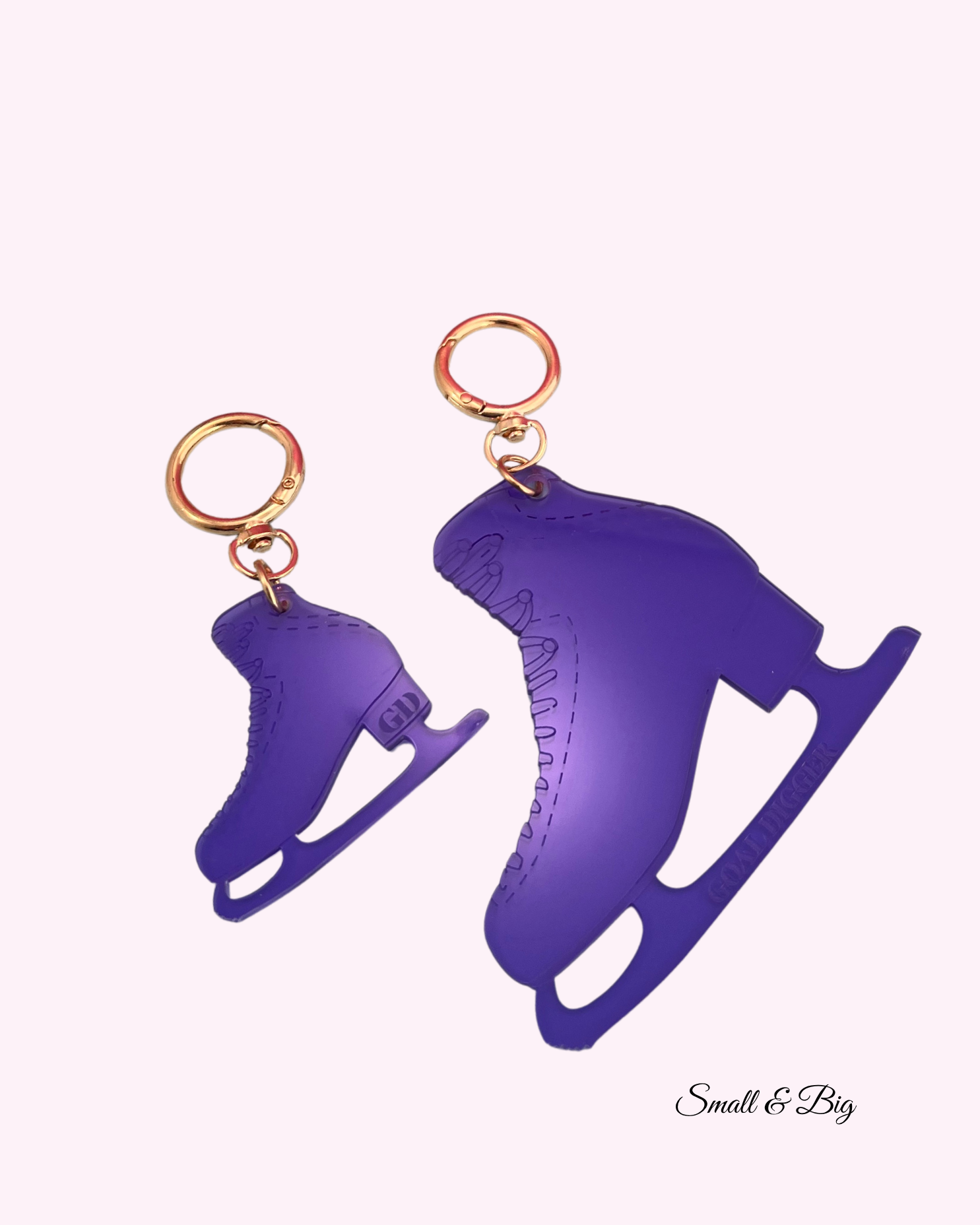Small Figure Skating Keychain